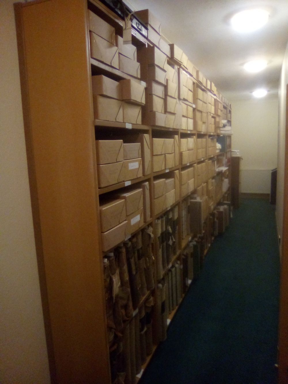 Glen Grant archive after cataloguing